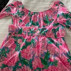 Lilly Pulitzer off the shoulder dress extra large
